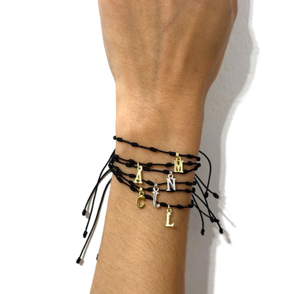 1 Initial Gold Bracelet