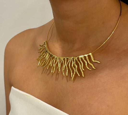 Gold Fire Necklace