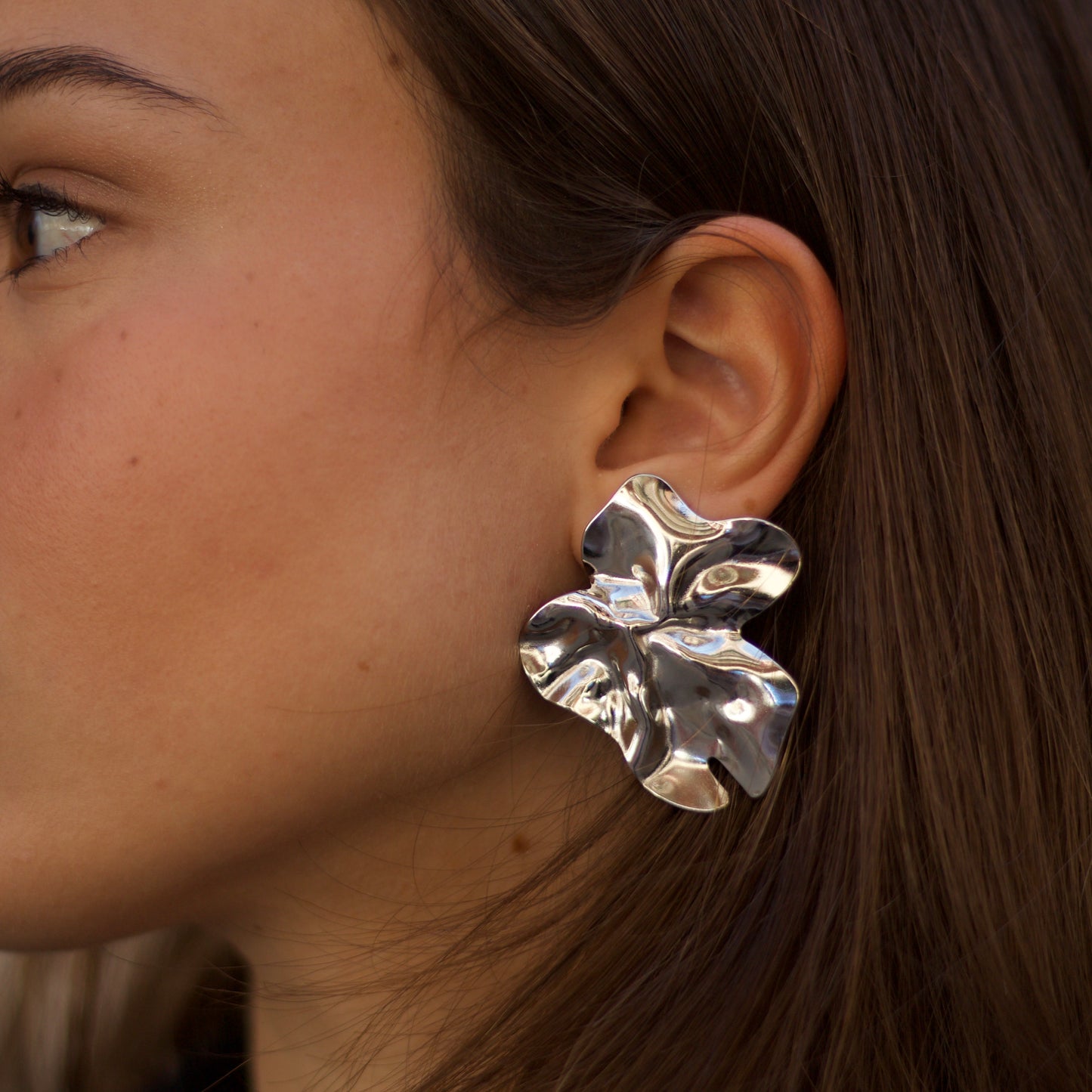 Pendientes Sombra Plata
