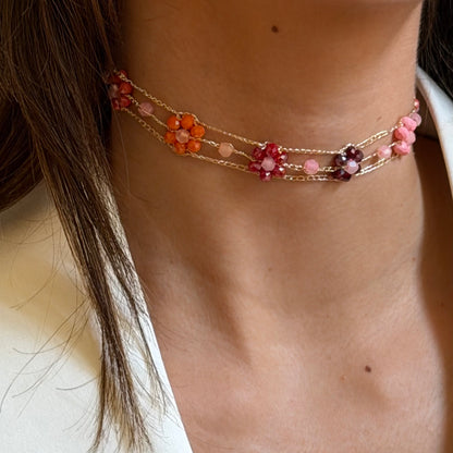 Choker Dalia Naranja *preorder