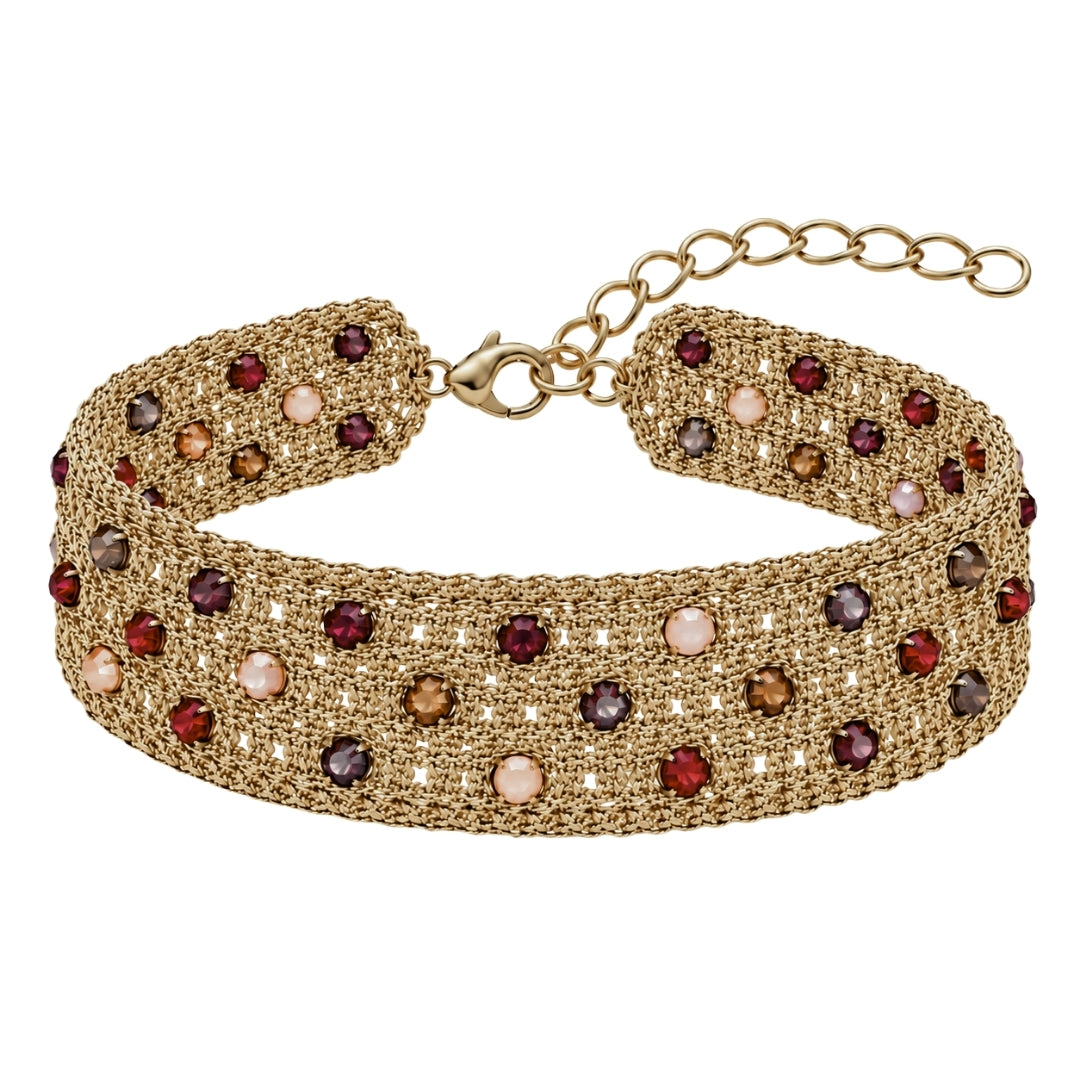 Pulsera Lumière Burdeos