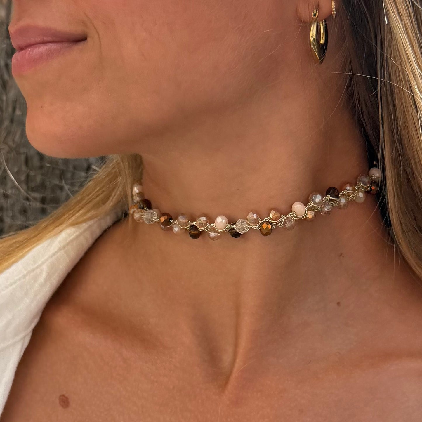 Collar Trenza Tierra *preorder