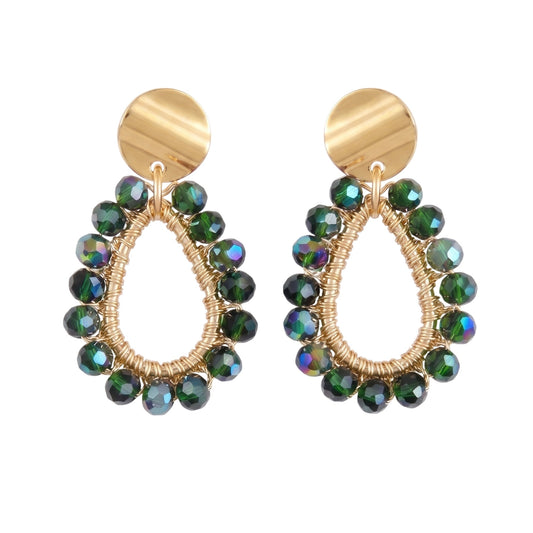 Pendientes Drop Verde