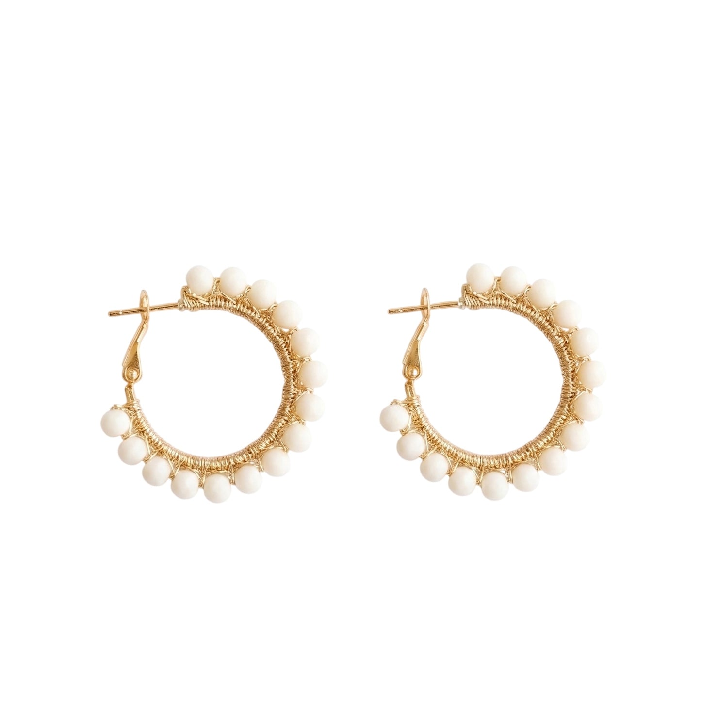 Pendientes Borlas Marfil
