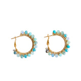 Pendientes Borlas Turquesa