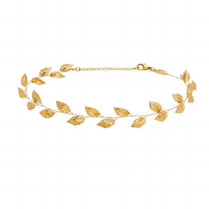 Choker Golden Leaves
