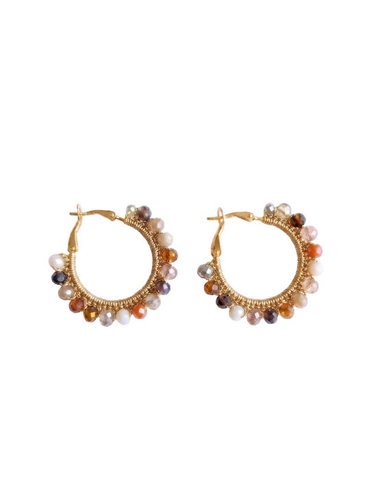 Pendientes Borlas Tierra