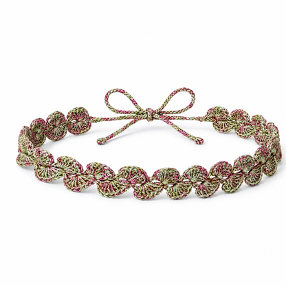 Fyla Green and Pink Choker *preorder