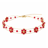 Choker Dalia Rojo