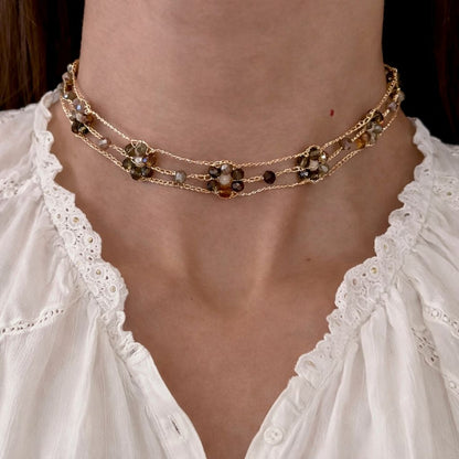 Choker Dalia Marrón