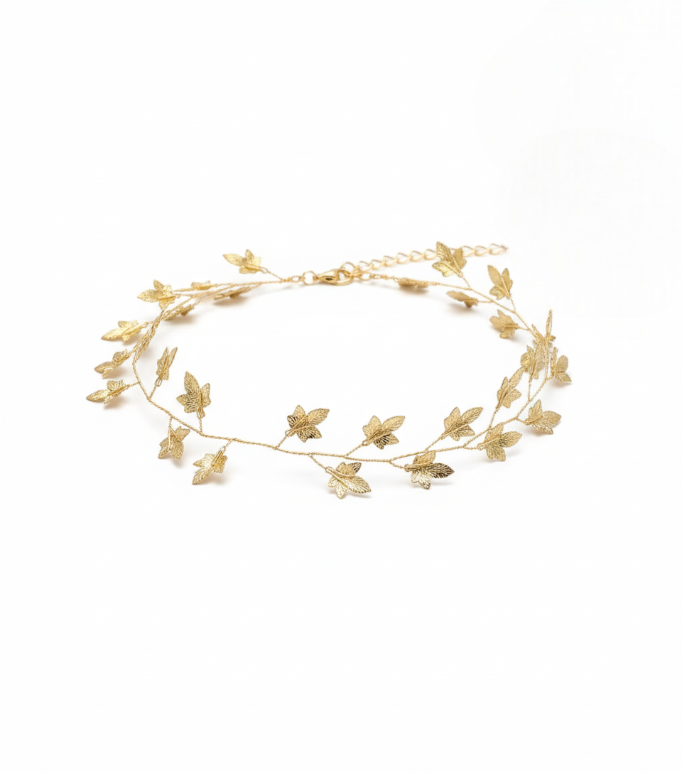 Choker Hojas Doradas