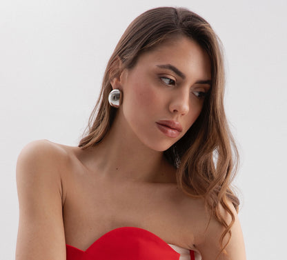 Alma Silver Earrings