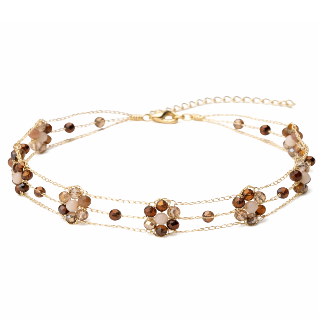 Choker Dalia Marrón