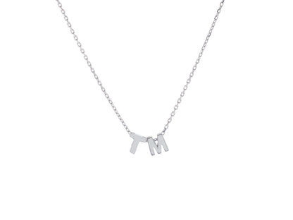 Collar Iniciales Plata