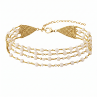 Collar Borlas Marfil