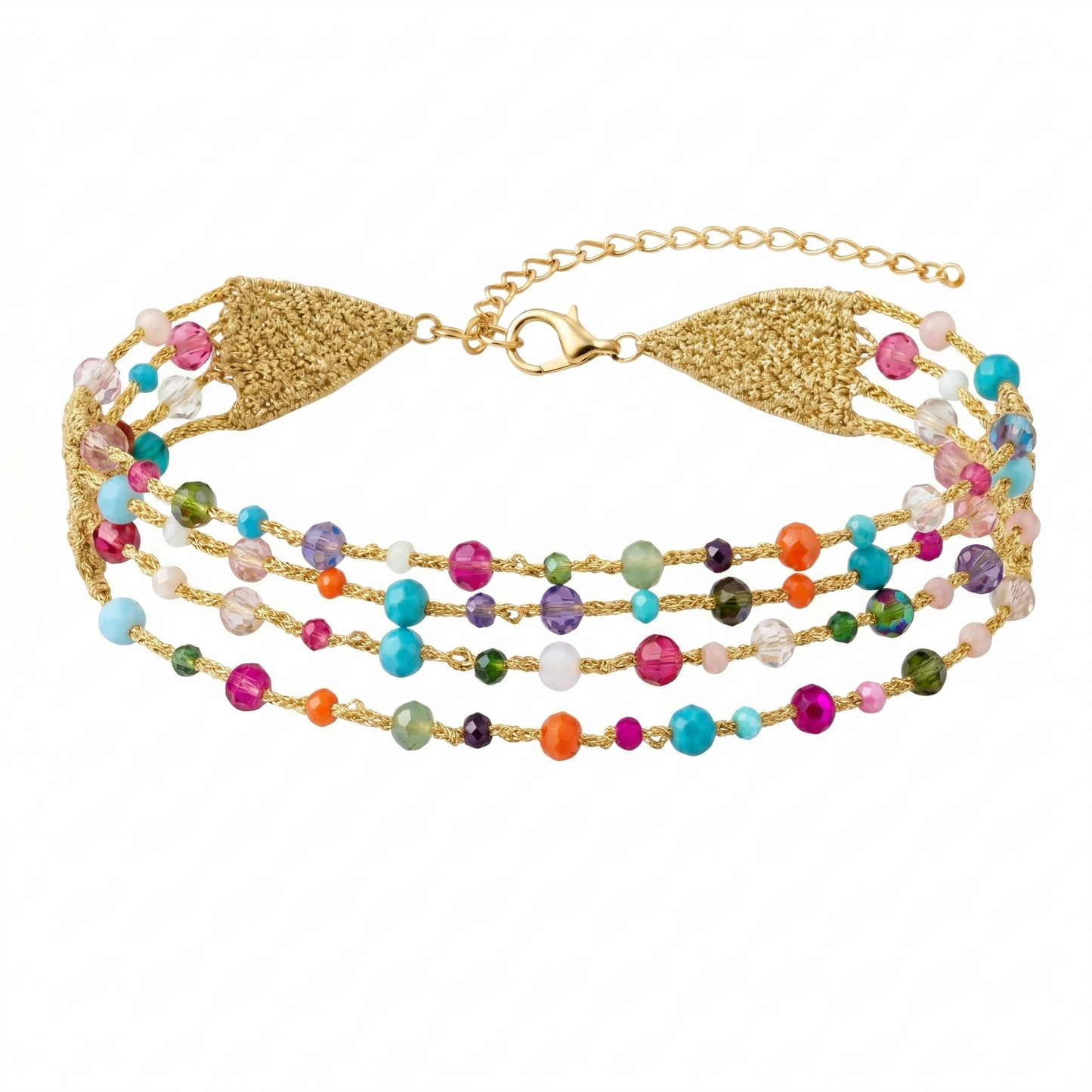 Collar Borlas Multicolor *preorder