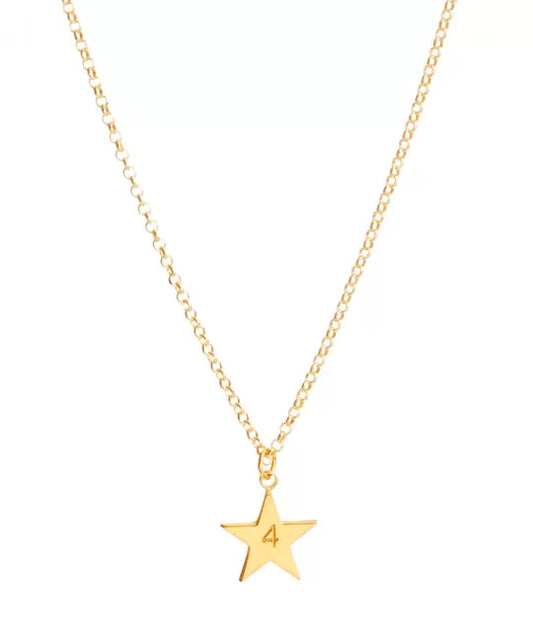 Gold Star Necklace