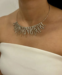 Silver Fire Necklace