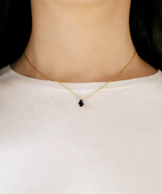 Collar Lágrima Azul