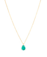 Green Teardrop Necklace