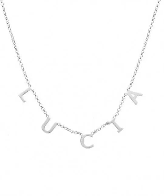 Collar Nombre Plata