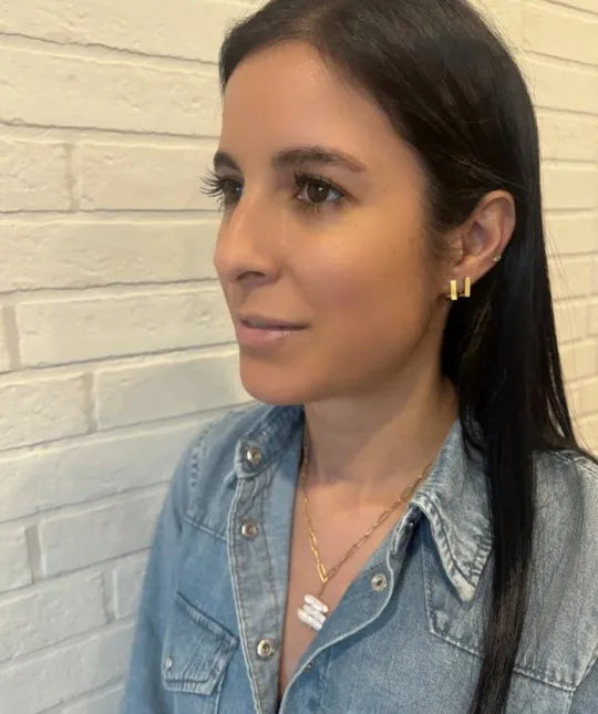 Collar Perlas Planas