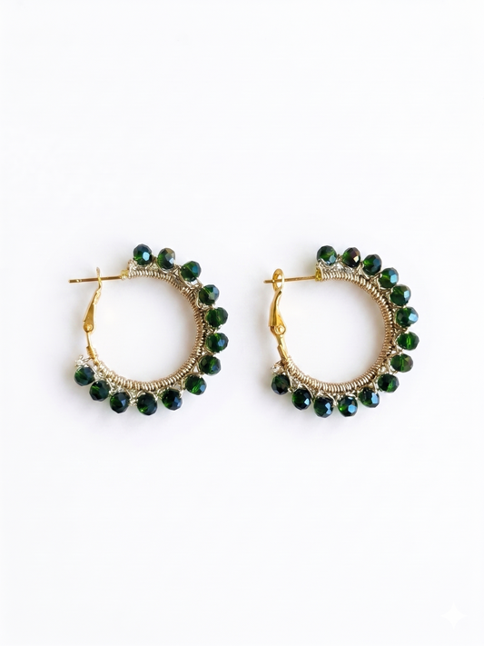 Pendientes Borlas Verde *preorder