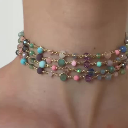 Collar Borlas Pastel *preorder