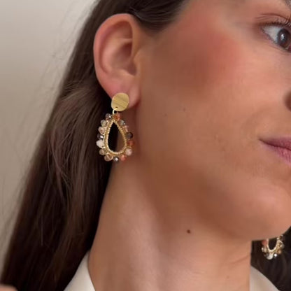 Pendientes Drop Tierra