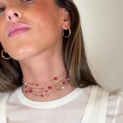 Burgundy Drop Earrings 
