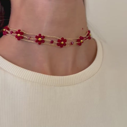 Choker Dalia Burdeos