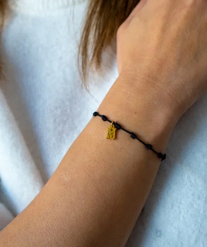 Pulsera 1 Inicial Oro