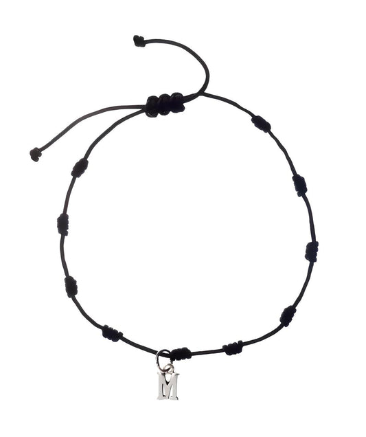 Pulsera 1 Inicial Plata